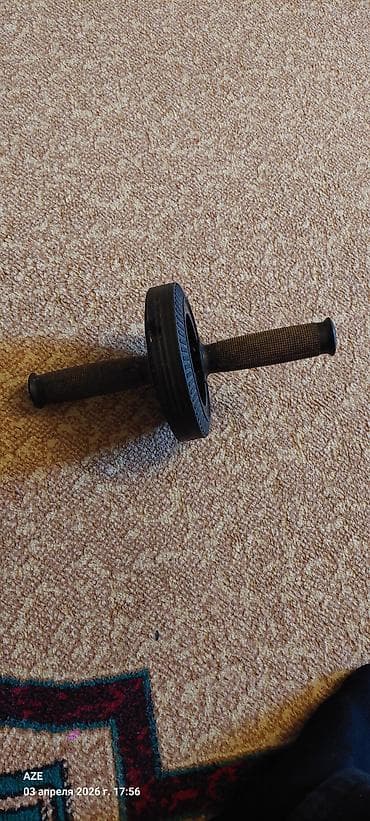 AB təkər (qarın əzələləri üçün məşq çarxı) - İki tərəfli tutacaqlı lalafo.az -da AB təkər (qarın əzələləri üçün məşq çarxı) - İki tərəfli tutacaqlı