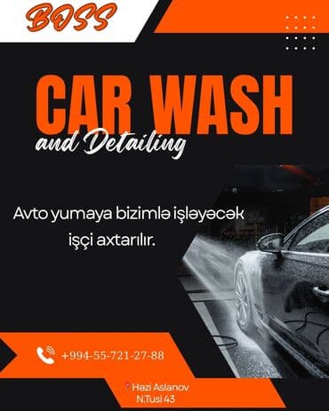 Avtoyuyucu tələb olunur, Növbəli qrafik, Gündəlik ödəniş lalafo.az -da Avtoyuyucu tələb olunur, Növbəli qrafik, Gündəlik ödəniş