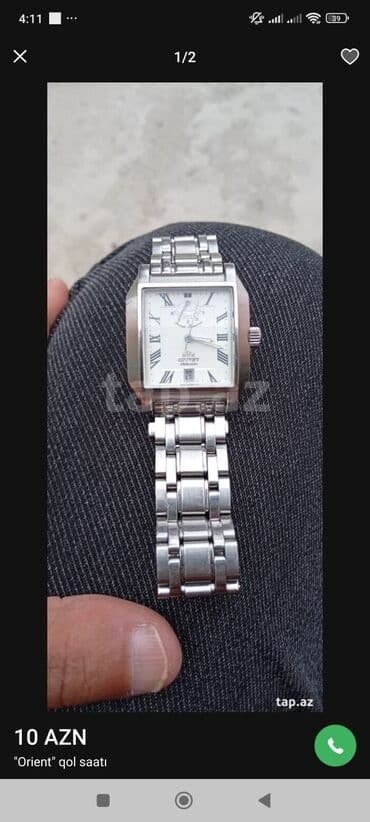 Qol saatı, Orient, rəng - Gümüşü lalafo.az -da Qol saatı, Orient, rəng - Gümüşü