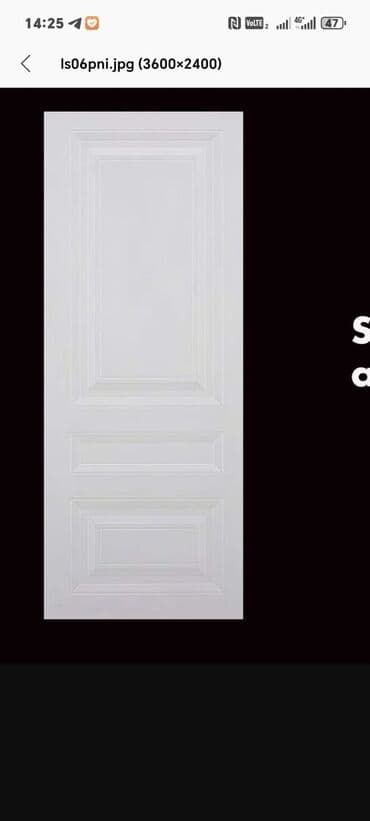 Потолок: Для спальни Новый Межкомнатная дверь 90х205 см С наличником, C гарантией, Платная установка, Бесплатная доставка, Платная доставка, Доставка в районы at lalafo.az — 21 Потолок: Для спальни Новый Межкомнатная дверь 90х205 см С наличником, C гарантией, Платная установка, Бесплатная доставка, Платная доставка, Доставка в районы — 21