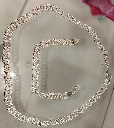 Dəstə daxildir: Bilərzik, Sep, Boyunbağı, Gümüş, 925 Əyar, 140 g lalafo.az -da Dəstə daxildir: Bilərzik, Sep, Boyunbağı, Gümüş, 925 Əyar, 140 g