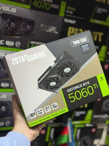 Videokart ZOTAC GeForce RTX 5060 Ti, 16 GB, Yeni lalafo.az -da Videokart ZOTAC GeForce RTX 5060 Ti, 16 GB, Yeni