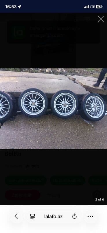 İşlənmiş Disk təkər 215 / 45 / R 17, 4 Boltlu lalafo.az -da İşlənmiş Disk təkər 215 / 45 / R 17, 4 Boltlu