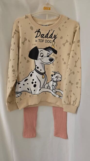 Uşaq geyim dəsti – 2 parça - Üst geyim: krem rəngli sweatşört, xallı lalafo.az -da Uşaq geyim dəsti – 2 parça - Üst geyim: krem rəngli sweatşört, xallı