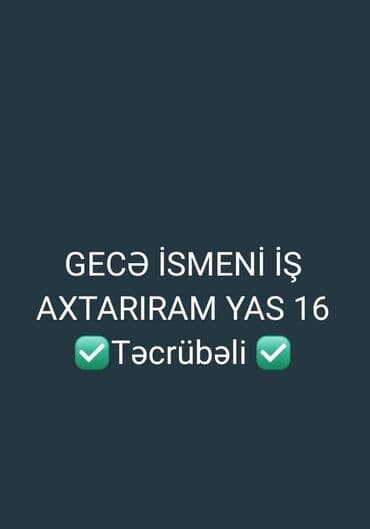 Salam gündüz də olar
Təcrübəli.
Vatsapda yaza bilərsiz lalafo.az -da Salam gündüz də olar
Təcrübəli.
Vatsapda yaza bilərsiz