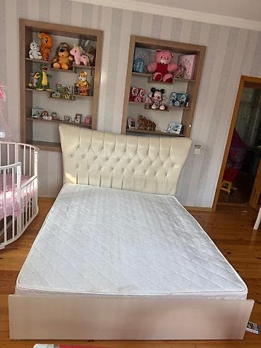 İşlənmiş, İkinəfərlik çarpayı, Bazasız, Matras ilə lalafo.az -da İşlənmiş, İkinəfərlik çarpayı, Bazasız, Matras ilə