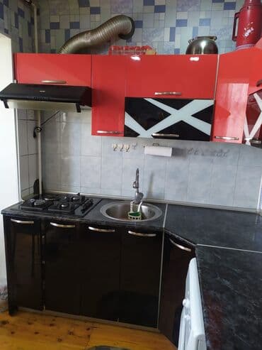 Mətbəx mebeli dəsti – parlaq qırmızı və qara rəng kombinasiya Embawood lalafo.az -da Mətbəx mebeli dəsti – parlaq qırmızı və qara rəng kombinasiya Embawood