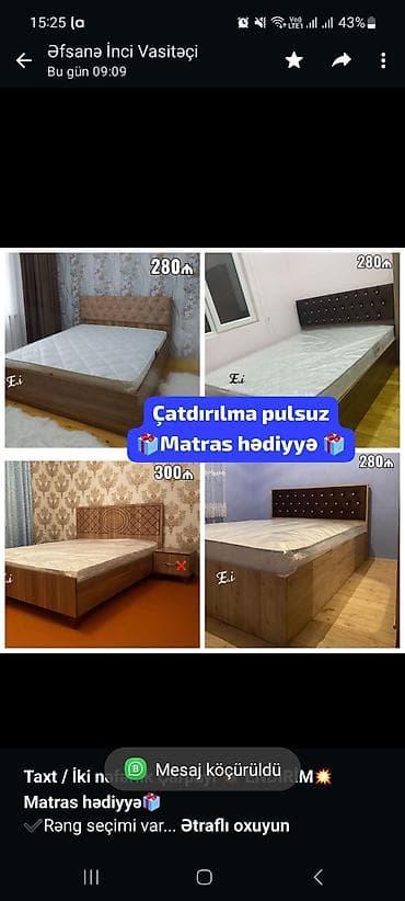 *Taxt / İki nəfərlik Çarpayı 💥 ENDİRİM💥* *Matras hədiyyə🎁* ✔️Rəng lalafo.az -da *Taxt / İki nəfərlik Çarpayı 💥 ENDİRİM💥* *Matras hədiyyə🎁* ✔️Rəng