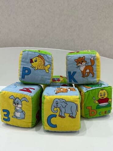 Yumuşaq kubikler,parçadandı,6 ədəd,her hissesi sekillidi ve herifler lalafo.az -da Yumuşaq kubikler,parçadandı,6 ədəd,her hissesi sekillidi ve herifler