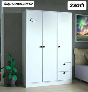 Açılan, 3 qapılı Düz dolab, Qarderob, paltar dolabı lalafo.az -da Açılan, 3 qapılı Düz dolab, Qarderob, paltar dolabı