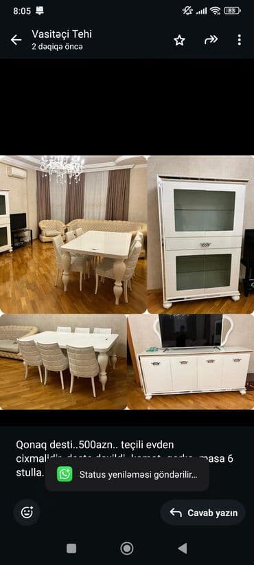 Qonaq desti. 500azn. teçili evden cixmalidir. deste lalafo.az -da Qonaq desti. 500azn. teçili evden cixmalidir. deste