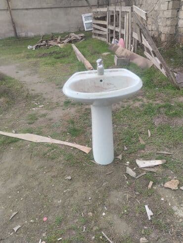 Pedestal tipli hamam moykası (stoyka üzərində) - Material lalafo.az -da Pedestal tipli hamam moykası (stoyka üzərində) - Material