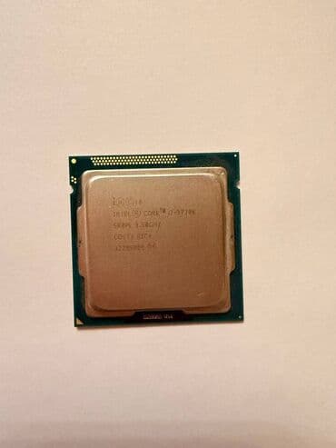 Prosessor Intel Core i7 3770K, 3-4 GHz, 4 nüvə, İşlənmiş lalafo.az -da Prosessor Intel Core i7 3770K, 3-4 GHz, 4 nüvə, İşlənmiş