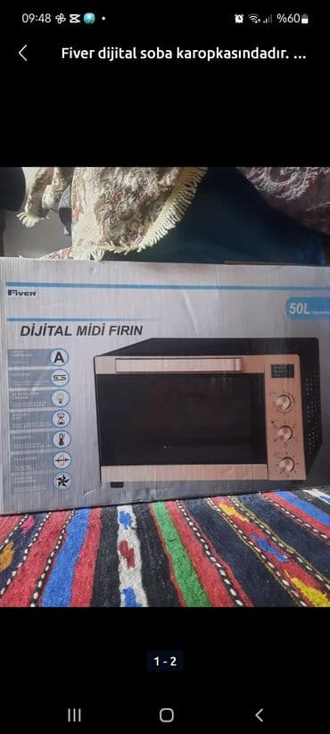 Duxovka Elektrik, rəng - Qızılı, Ayrıca dayanan, Yeni lalafo.az -da Duxovka Elektrik, rəng - Qızılı, Ayrıca dayanan, Yeni