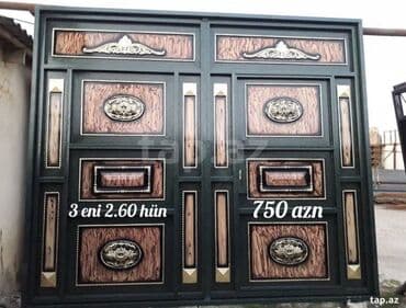 Həyət darvazaları: Yeni Dəmir Həyət darvazası, 3 m, Mexaniki, Qapı ilə, Kredit yoxdur, Ödənişli quraşdırma, Ödənişli çatdırılma, Rayonlara çatdırılma lalafo.az -da — 17 Həyət darvazaları: Yeni Dəmir Həyət darvazası, 3 m, Mexaniki, Qapı ilə, Kredit yoxdur, Ödənişli quraşdırma, Ödənişli çatdırılma, Rayonlara çatdırılma — 17