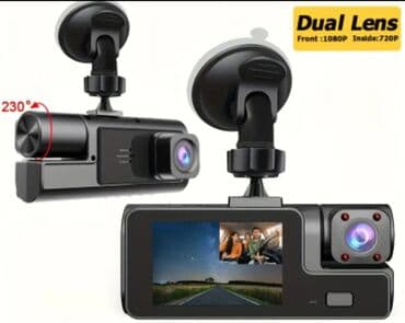 İkili linzalı avtomobil DVR kamera - Ön kamera: 1080P Full HD - lalafo.az -da İkili linzalı avtomobil DVR kamera - Ön kamera: 1080P Full HD -