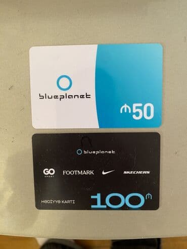 Go Sport hədiyyə kartları - Məbləğlər: 50 ₼ və 100 ₼ nominal - lalafo.az -da Go Sport hədiyyə kartları - Məbləğlər: 50 ₼ və 100 ₼ nominal -