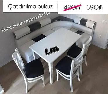 💫 Mətbəx dəsti Qiymət : 390₼ Divan:1.20x1.70 Masa: 70x1.20 +2stul📌 lalafo.az -da 💫 Mətbəx dəsti Qiymət : 390₼ Divan:1.20x1.70 Masa: 70x1.20 +2stul📌