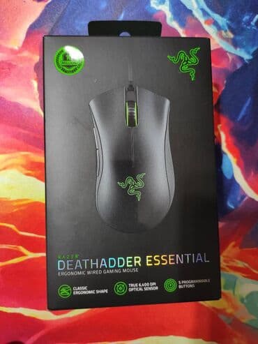 Razer Deathadder Essential Gaming Mouse Ideal veziyyetdedir #Gaming lalafo.az -da Razer Deathadder Essential Gaming Mouse Ideal veziyyetdedir #Gaming