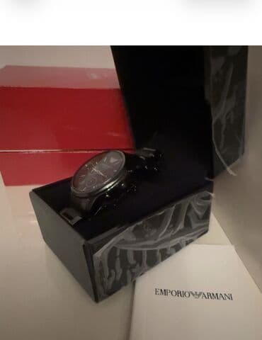 Qol saatı, Emporio Armani, rəng - Qara lalafo.az -da Qol saatı, Emporio Armani, rəng - Qara