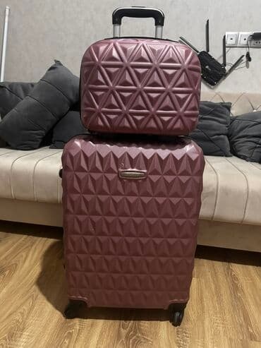 Sərnişin baqaj dəsti – 2 hissəli - Rəng: şərab-bənövşəyi (metal lalafo.az -da — 1 Sərnişin baqaj dəsti – 2 hissəli - Rəng: şərab-bənövşəyi (metal — 1