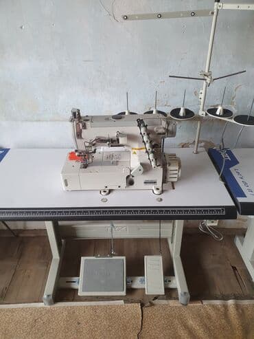 Sənaye tipli overlok tikiş maşını və masa komplekti - 5 iplikli lalafo.az -da Sənaye tipli overlok tikiş maşını və masa komplekti - 5 iplikli