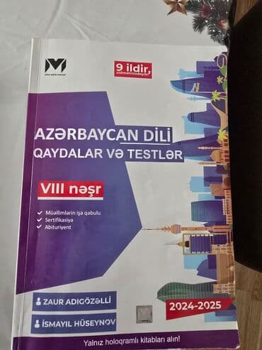 Məhsul: “Azərbaycan dili: Qaydalar və Testlər” kitabı (VIII nəşr lalafo.az -da Məhsul: “Azərbaycan dili: Qaydalar və Testlər” kitabı (VIII nəşr