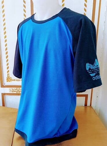 Футболка мужская из хлопка с вышивкой адидас lalafo.az -da Футболка мужская из хлопка с вышивкой адидас