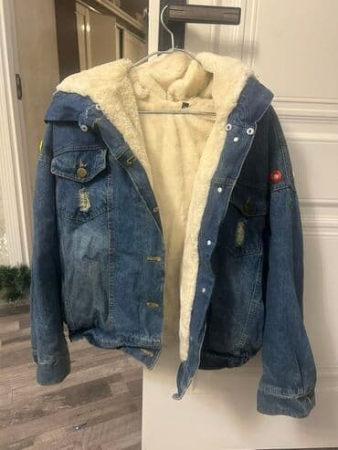 Cins kurtka, Moschino, XL, M, L lalafo.az -da Cins kurtka, Moschino, XL, M, L