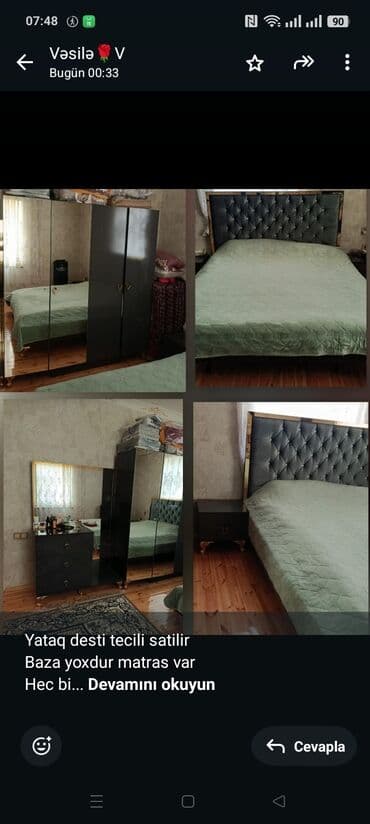 Yataq desti tecili satilir Baza yoxdur matras var Hec bir problemi lalafo.az -da Yataq desti tecili satilir Baza yoxdur matras var Hec bir problemi