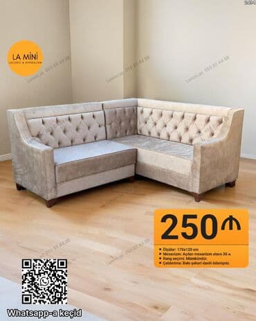 Künc divan, Açılan, Parça, Şəhərdaxili pulsuz çatdırılma lalafo.az -da Künc divan, Açılan, Parça, Şəhərdaxili pulsuz çatdırılma