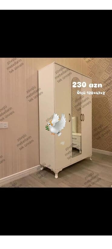 Yeni, Düz dolab, Qarderob, paltar dolabı lalafo.az -da Yeni, Düz dolab, Qarderob, paltar dolabı