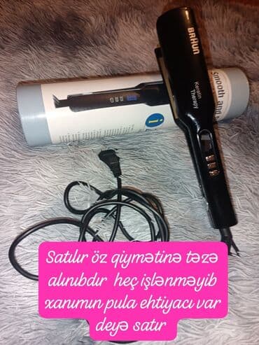 Braun saç ütüsü – Keratin Therapy. Xüsusiyyətlər: - Keratin Therapy lalafo.az -da Braun saç ütüsü – Keratin Therapy. Xüsusiyyətlər: - Keratin Therapy