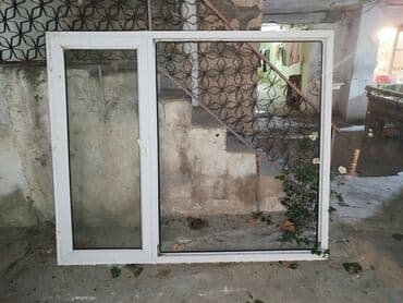 PVC pəncərə bloku - Material: ağ PVC profil - Konstruksiya: 2 bölməli lalafo.az -da PVC pəncərə bloku - Material: ağ PVC profil - Konstruksiya: 2 bölməli