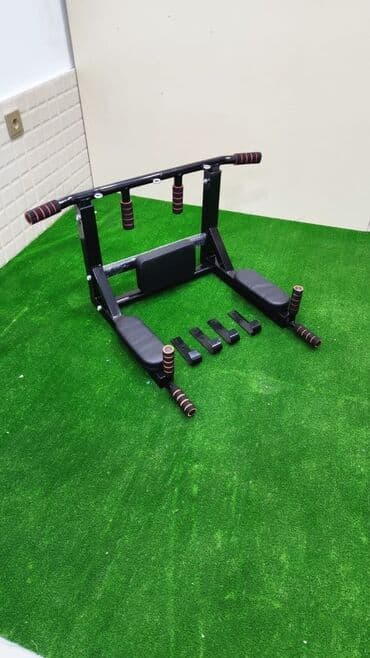 Turniklər və bruslar: Çoxfunksiyalı divar tipli turnik–press–qarın traineri - Metal lalafo.az -da — 3 Turniklər və bruslar: Çoxfunksiyalı divar tipli turnik–press–qarın traineri - Metal — 3