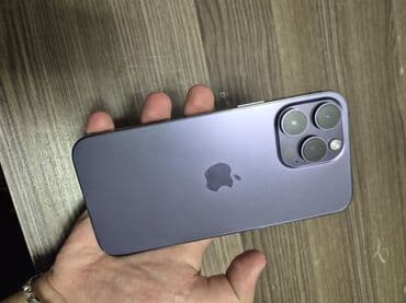 IPhone 14 Pro Max, 256 GB, Deep Purple, Face ID lalafo.az -da IPhone 14 Pro Max, 256 GB, Deep Purple, Face ID
