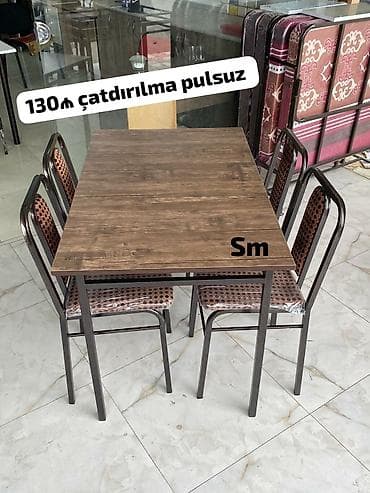 Yemək masası və oturacaq dəstləri. Şəkillərdə müxtəlif model və rəng lalafo.az -da Yemək masası və oturacaq dəstləri. Şəkillərdə müxtəlif model və rəng