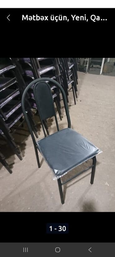 Табуретки: Для кухни, Новый, Нескладной, цвет - Белый Стул at lalafo.az — 3 Табуретки: Для кухни, Новый, Нескладной, цвет - Белый Стул — 3