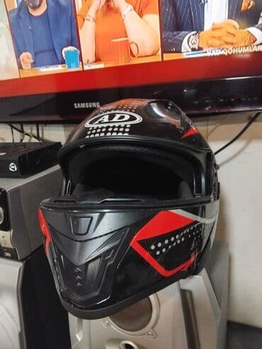 AD markalı motosiklet kaskı - Tam üz (full-face) model: çənə və alın lalafo.az -da AD markalı motosiklet kaskı - Tam üz (full-face) model: çənə və alın