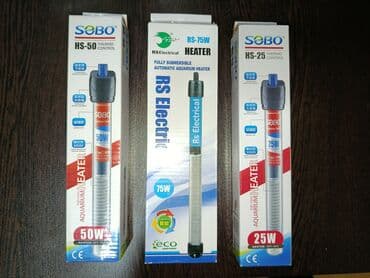 SOBO və RS Electrical Akvarium Qızdırıcıları – 25W, 50W, 75W modellər lalafo.az -da SOBO və RS Electrical Akvarium Qızdırıcıları – 25W, 50W, 75W modellər