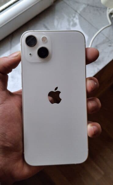 IPhone 13, 128 GB, Starlight, Barmaq izi, Face ID lalafo.az -da IPhone 13, 128 GB, Starlight, Barmaq izi, Face ID