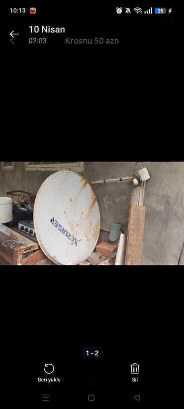 Krosnu antena işlek veziyyetdedi lalafo.az -da Krosnu antena işlek veziyyetdedi