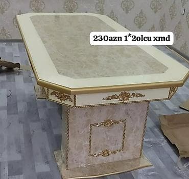 Qonaq masası, Yeni, Açılmayan, Mərmər, Oval masa lalafo.az -da Qonaq masası, Yeni, Açılmayan, Mərmər, Oval masa