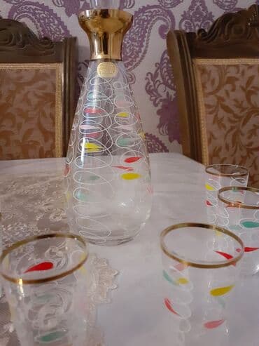 Konyak dəsti'təzədir' boqema ' Çexoslovakiyadır'6stəkanı var''metro lalafo.az -da Konyak dəsti'təzədir' boqema ' Çexoslovakiyadır'6stəkanı var''metro