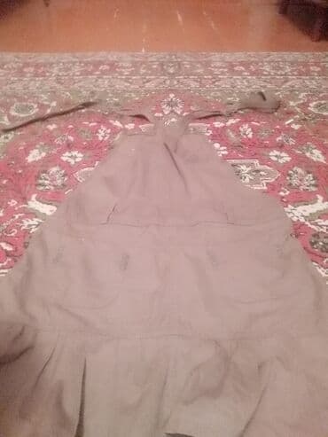 Qadın üçün qəhvəyi rəngli sarafan/önlük tipli paltar. Xüsusiyyətlər lalafo.az -da Qadın üçün qəhvəyi rəngli sarafan/önlük tipli paltar. Xüsusiyyətlər