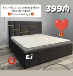 Yeni, İkinəfərlik çarpayı, Matras ilə lalafo.az -da Yeni, İkinəfərlik çarpayı, Matras ilə