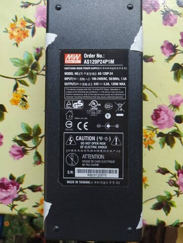 Qida bloku 24V-5A-120W.
Tam iwlek veziyyetde.
Qiymeti 30 azn lalafo.az -da Qida bloku 24V-5A-120W.
Tam iwlek veziyyetde.
Qiymeti 30 azn