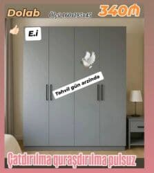 Yeni, Açılan, 4 qapılı Düz dolab, Qarderob, paltar dolabı lalafo.az -da Yeni, Açılan, 4 qapılı Düz dolab, Qarderob, paltar dolabı