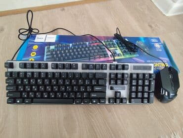 Hoco (premium series) simli klaviatura və siçan dəsti - Tam ölçülü lalafo.az -da Hoco (premium series) simli klaviatura və siçan dəsti - Tam ölçülü