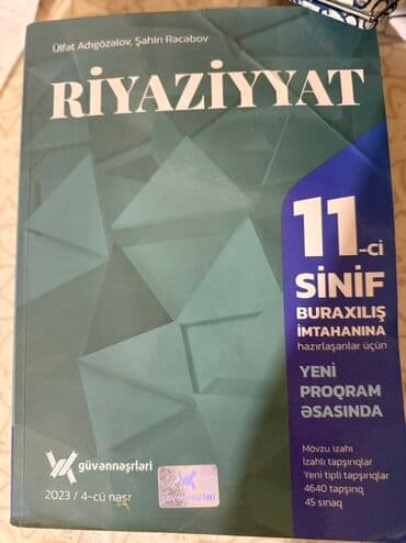 Riyaziyyat 11-ci sinif, 2023 il lalafo.az -da Riyaziyyat 11-ci sinif, 2023 il